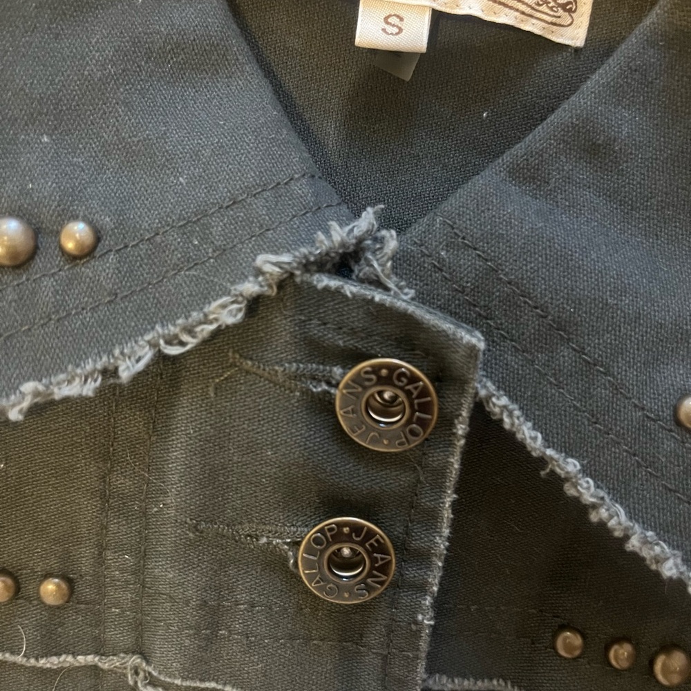 Embroidered Military Style Jacket - Picture 5 of 5